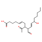 5,10-Heptadecadienoic acid, 8-acetyl-9-formyl-12-hydroxy-, (5Z,10E)-