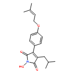 1H-Pyrrole-2,5-dione,1-hydroxy-3-[4-[(3-methyl-2-butenyl)oxy]phenyl]-4-(2-methylpropyl)-