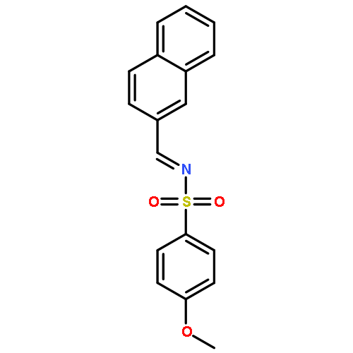 Benzenesulfonamide, 4-methoxy-N-(2-naphthalenylmethylene)-