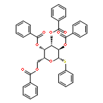 .BETA.-D-GALACTOPYRANOSIDE, PHENYL 1-THIO-, TETRABENZOATE