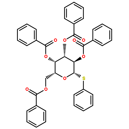 .BETA.-D-GALACTOPYRANOSIDE, PHENYL 1-THIO-, TETRABENZOATE