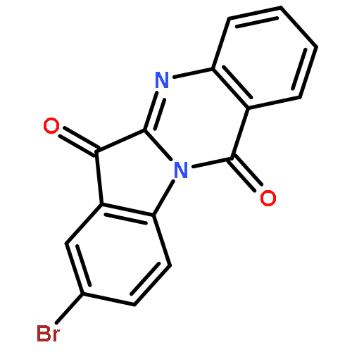 INDOLO[2,1-B]QUINAZOLINE-6,12-DIONE, 8-BROMO-