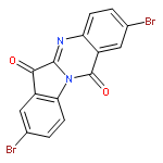 2,8-dibromoindolo[2,1-b]quinazoline-6,12-dione