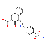 3-oxo-4-[(4-sulfamoylphenyl)hydrazono]-3,4-dihydronaphthalene-2-carboxylic acid