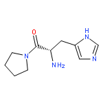 PYRROLIDINE, 1-[(2S)-2-AMINO-3-(1H-IMIDAZOL-4-YL)-1-OXOPROPYL]-