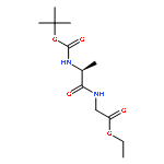 Glycine, N-[(1,1-dimethylethoxy)carbonyl]-L-alanyl-, ethyl ester