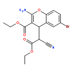 Ethyl 2-amino-6-bromo-4-(1-cyano-2-ethoxy-2-oxoethyl)-4h-chromene-3-carboxylate