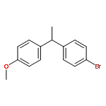 Benzene, 1-bromo-4-[1-(4-methoxyphenyl)ethyl]-