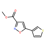 3-Isoxazolecarboxylic acid, 5-(3-thienyl)-, methyl ester