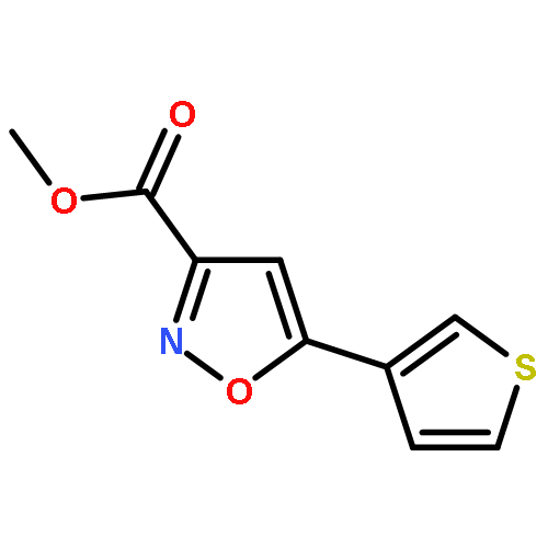 3-Isoxazolecarboxylic acid, 5-(3-thienyl)-, methyl ester