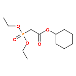 Acetic acid, (diethoxyphosphinyl)-, cyclohexyl ester