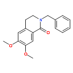 1(2H)-Isoquinolinone, 3,4-dihydro-6,7-dimethoxy-2-(phenylmethyl)-