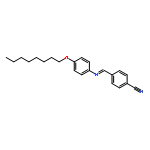 Benzonitrile, 4-[(E)-[[4-(octyloxy)phenyl]imino]methyl]-