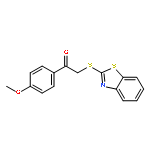 2-(1,3-benzothiazol-2-ylsulfanyl)-1-(4-methoxyphenyl)ethanone