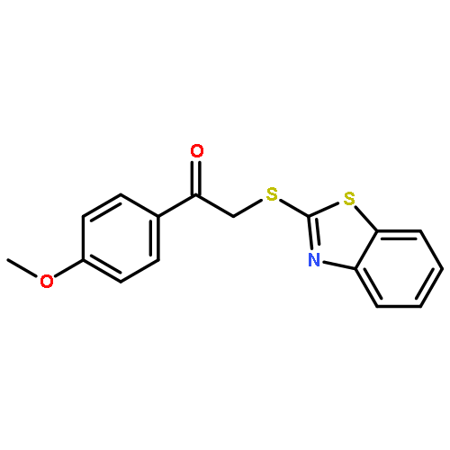 2-(1,3-benzothiazol-2-ylsulfanyl)-1-(4-methoxyphenyl)ethanone