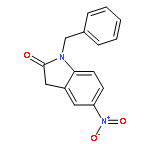 2H-INDOL-2-ONE, 1,3-DIHYDRO-5-NITRO-1-(PHENYLMETHYL)-