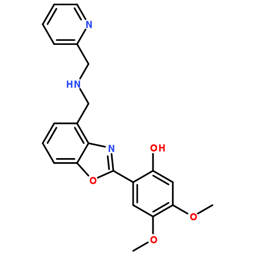 Phenol,4,5-dimethoxy-2-[4-[[(2-pyridinylmethyl)amino]methyl]-2-benzoxazolyl]-