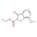 1H-INDENE-2-CARBOXYLIC ACID, 2,3-DIHYDRO-4-METHOXY-1-OXO-, ETHYL ESTER