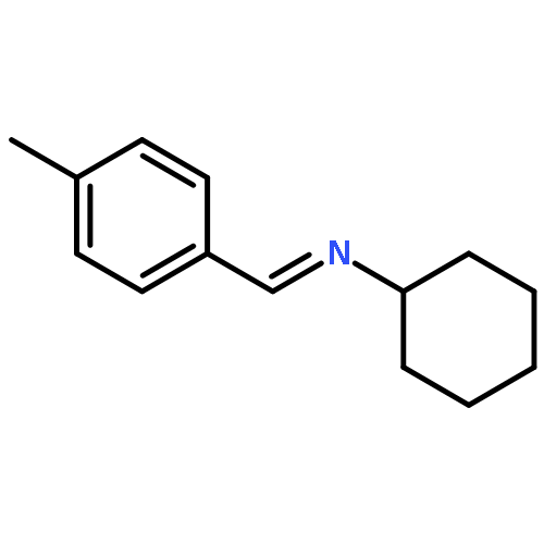 Cyclohexanamine, N-[(4-methylphenyl)methylene]-