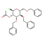 2-O-acetyl-3,4,6-tri-O-benzyl-α-D-mannopyranosyl chloride