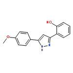 Phenol, 2-[5-(4-methoxyphenyl)-1H-pyrazol-3-yl]-