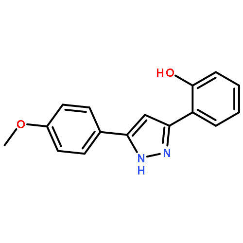 Phenol, 2-[5-(4-methoxyphenyl)-1H-pyrazol-3-yl]-