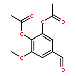 Benzaldehyde, 3,4-bis(acetyloxy)-5-methoxy-