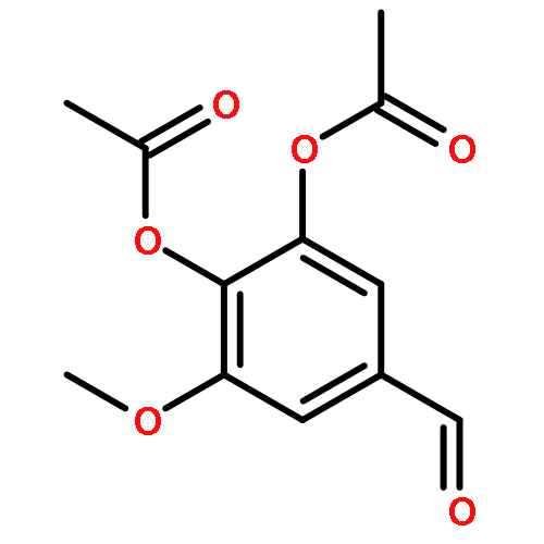 Benzaldehyde, 3,4-bis(acetyloxy)-5-methoxy-