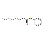 Octanethioic acid, S-phenyl ester