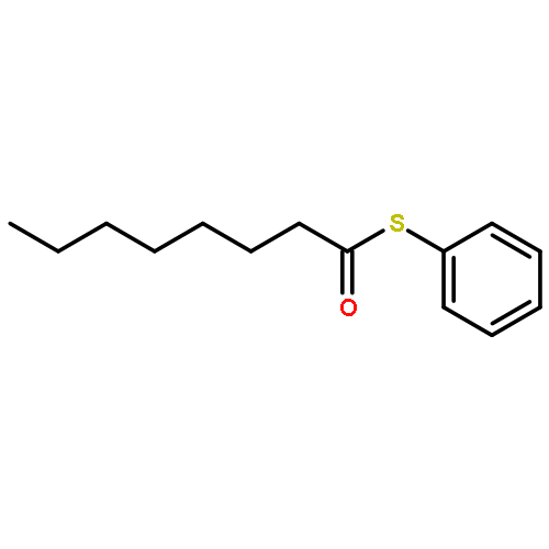 Octanethioic acid, S-phenyl ester