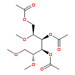 D-GALACTITOL, 2,5,6-TRI-O-METHYL-, TRIACETATE