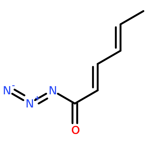 2,4-Hexadienoyl azide, (2E,4E)-