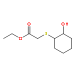 Acetic acid, [[(2S)-2-hydroxycyclohexyl]thio]-, ethyl ester