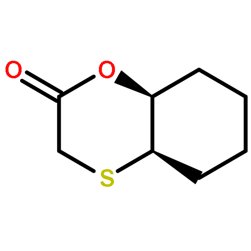 1,4-Benzoxathiin-2(3H)-one, hexahydro-, (4aR,8aS)-