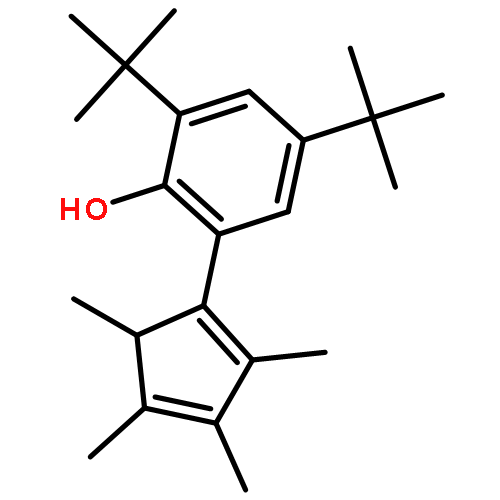 Phenol,2,4-bis(1,1-dimethylethyl)-6-(2,3,4,5-tetramethylcyclopentadienyl)-