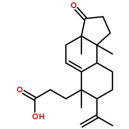 3-[(3aS,6S,7S,9aS,9bS)-7-Isopropenyl-3a,6,9b-trimethyl-3-oxo-2,3, 3a,4,6,7,8,9,9a,9b-decahydro-1H-cyclopenta[a]naphthalen-6-yl]prop anoic acid