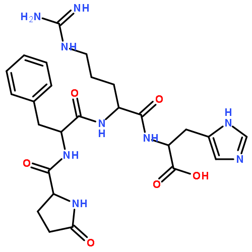 L-Histidine, 5-oxo-L-prolyl-L-phenylalanyl-L-arginyl-