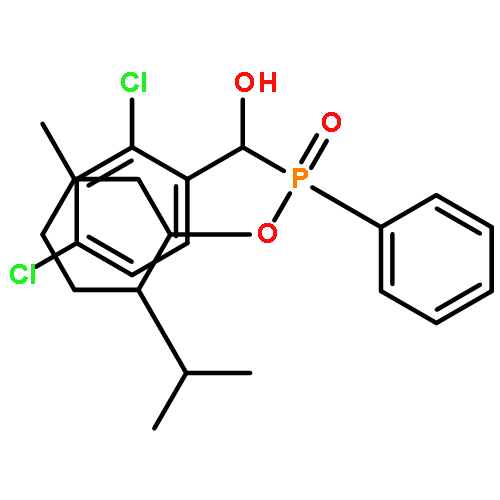 Phosphinic acid, [(2,4-dichlorophenyl)hydroxymethyl]phenyl-,(1R,2S,5R)-5-methyl-2-(1-methylethyl)cyclohexyl ester