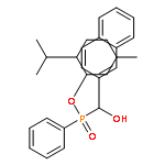 Phosphinic acid, (hydroxy-2-naphthalenylmethyl)phenyl-,(1R,2S,5R)-5-methyl-2-(1-methylethyl)cyclohexyl ester