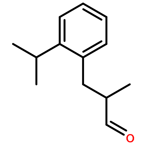 Benzenepropanal, a-methyl-2-(1-methylethyl)-