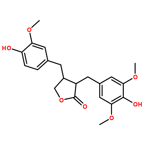 (3S,4S)-3-(4-hydroxy-3,5-dimethoxybenzyl)-4-(4-hydroxy-3-methoxybenzyl)dihydrofuran-2(3H)-one