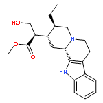 Methyl (2R)-2-[(2S,3R,12bS)-3-ethyl-1,2,3,4,6,7,12,12b-octahydroi ndolo[2,3-a]quinolizin-2-yl]-3-hydroxypropanoate (non-preferred n ame)