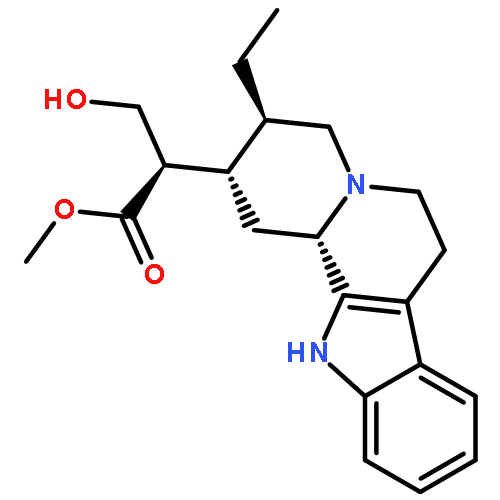 Methyl (2R)-2-[(2S,3R,12bS)-3-ethyl-1,2,3,4,6,7,12,12b-octahydroi ndolo[2,3-a]quinolizin-2-yl]-3-hydroxypropanoate (non-preferred n ame)