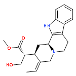 Indolo[2,3-a]quinolizine-2-aceticacid, 3-ethylidene-1,2,3,4,6,7,12,12b-octahydro-a-(hydroxymethyl)-, methyl ester, (aR,2R,3E,12bS)-