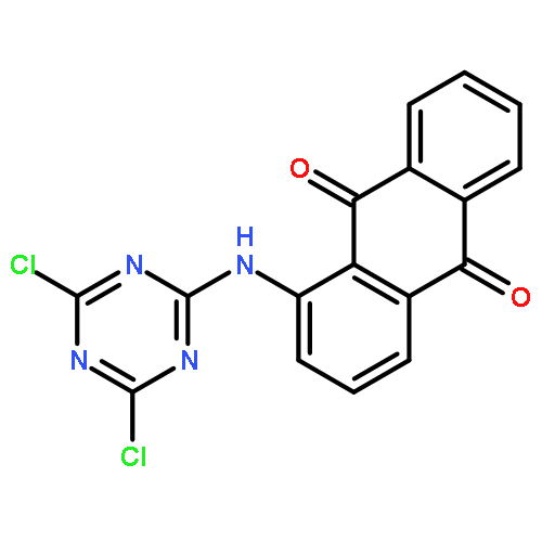 2-(1-anthraquinonylamino)-4,6-dichloro-1,3,5-triazine