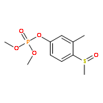 Phosphoric acid,dimethyl 3-methyl-4-(methylsulfinyl)phenyl ester