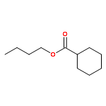 Cyclohexanecarboxylic acid, butyl ester