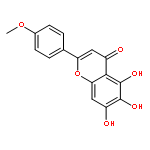 4H-1-Benzopyran-4-one, 5,6,7-trihydroxy-2-(4-methoxyphenyl)-