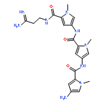 1H-Pyrrole-2-carboxamide,N-[5-[[(3-amino-3-iminopropyl)amino]carbonyl]-1-methyl-1H-pyrrol-3-yl]-4-[[(4-amino-1-methyl-1H-pyrrol-2-yl)carbonyl]amino]-1-methyl-