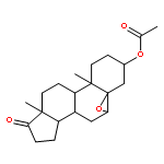 (3beta,5beta,6alpha)-17-oxo-5,6-epoxyandrostan-3-yl acetate